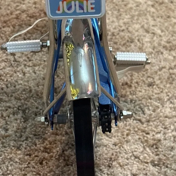 American Girl Blue and Red Doll Bicycle - Picture 8 of 14